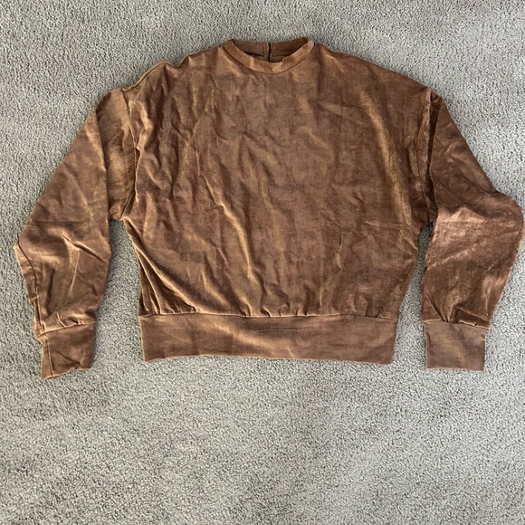 Kada‎ Brown Sweatshirt Lightweight Very Soft Size M - Picture 1 of 11